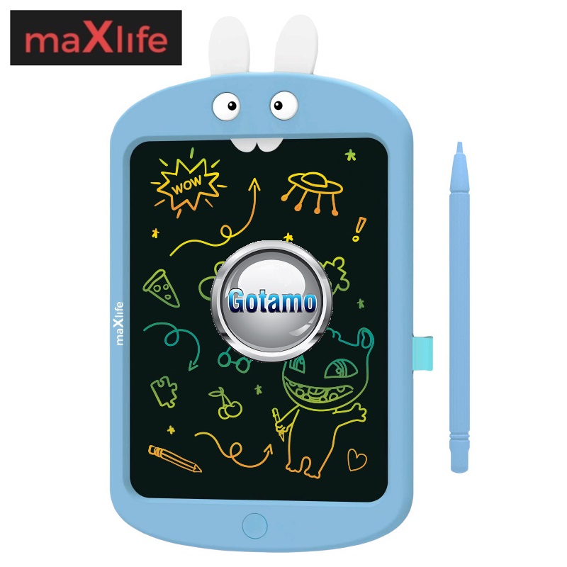Vaikiška LCD piešimo planšetė MaxLife, žydros spalvos 4 LCD piešimo planšetė MaxLife 4