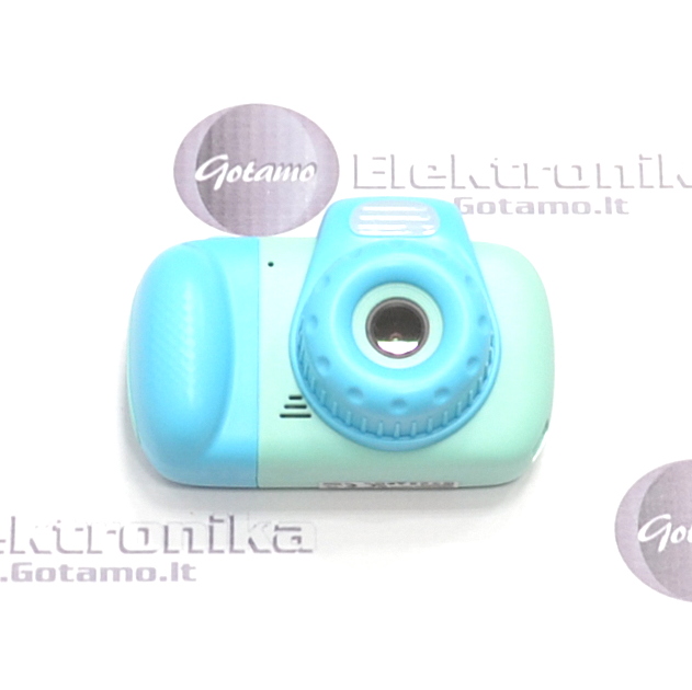 Vaikiškas fotoaparatas Hoco Children Camera 1080P žalsvai melsvos spalvos 2 Hoco Children Camera 1080P žalsvai melsvos 2