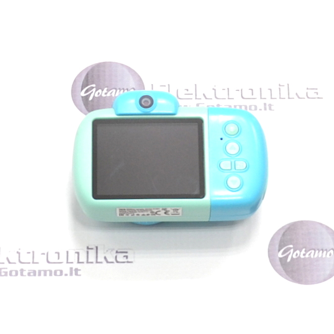 Vaikiškas fotoaparatas Hoco Children Camera 1080P žalsvai melsvos spalvos 4 Hoco Children Camera 1080P žalsvai melsvos 4