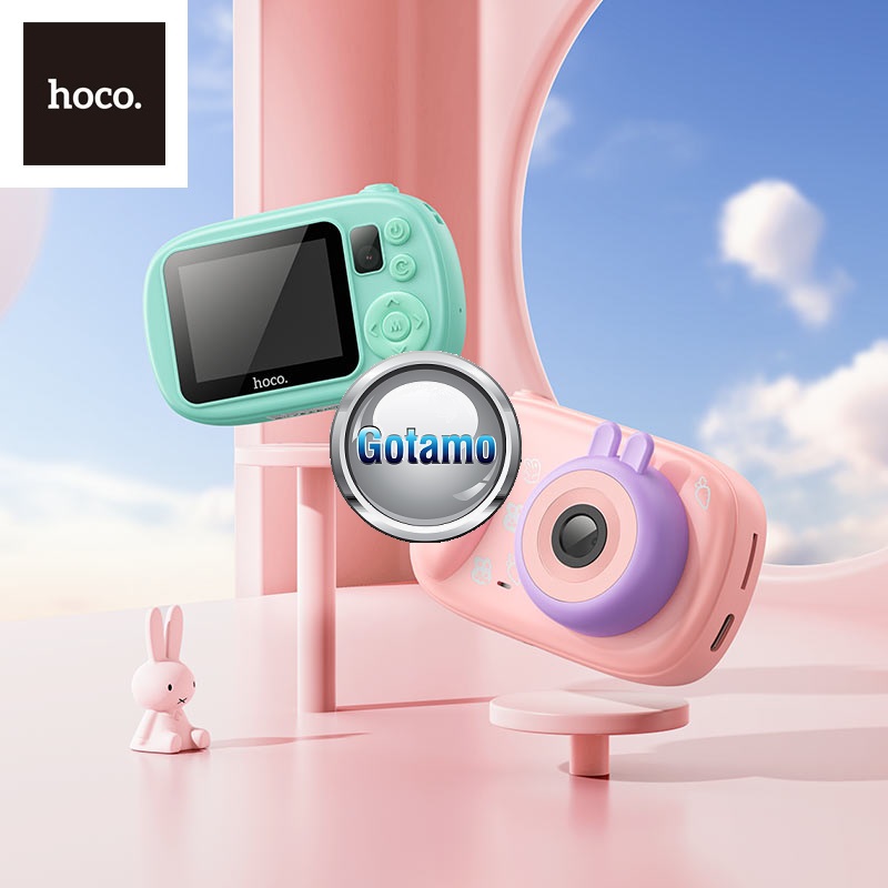 Vaikiškas fotoaparatas Hoco Children Camera 720P melsvai žalsvos spalvos 6 Hoco Children Camera 720P melsvai žalsvos 6