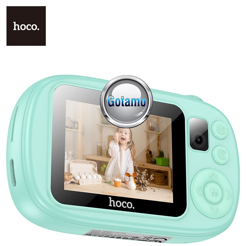 Vaikiškas fotoaparatas Hoco Children Camera 720P melsvai žalsvos spalvos 7 Hoco Children Camera 720P melsvai žalsvos 7