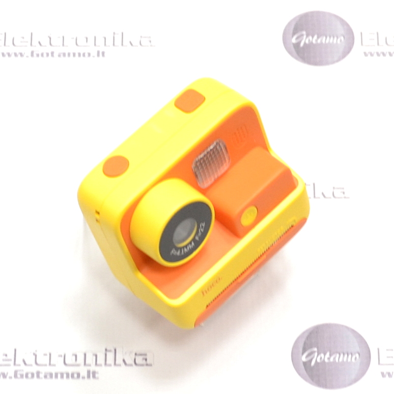 Vaikiškas spausdinantis fotoaparatas Hoco Children Camera 720P Print geltonos spalvos 3 Hoco Children Camera 720P Print geltonos 3