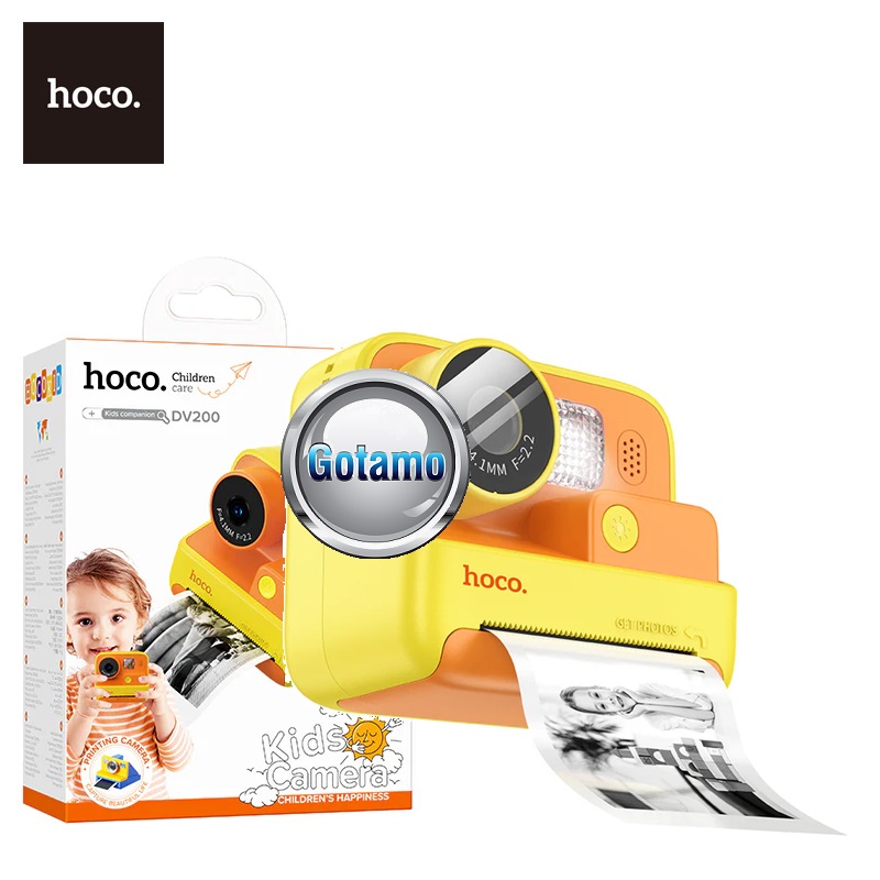 Hoco Children Camera 720P Print geltonos 1
