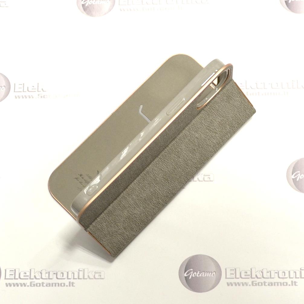 Vennus Diary magnetinis dėklas Apple iPhone 14 Plus telefonui sidabro spalvos 6 Diary magnetinis deklas Apple iPhone 14 plus sidabro 6