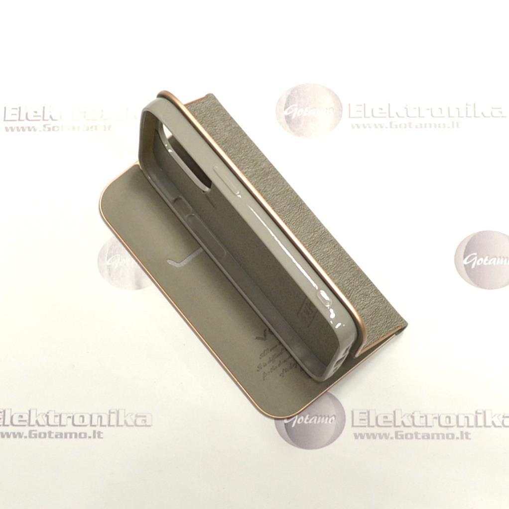 Vennus Diary magnetinis dėklas Apple iPhone 14 Pro telefonui sidabro spalvos 5 Vennus diary magnetinis deklas Apple iPhone 14 pro sidabro 5