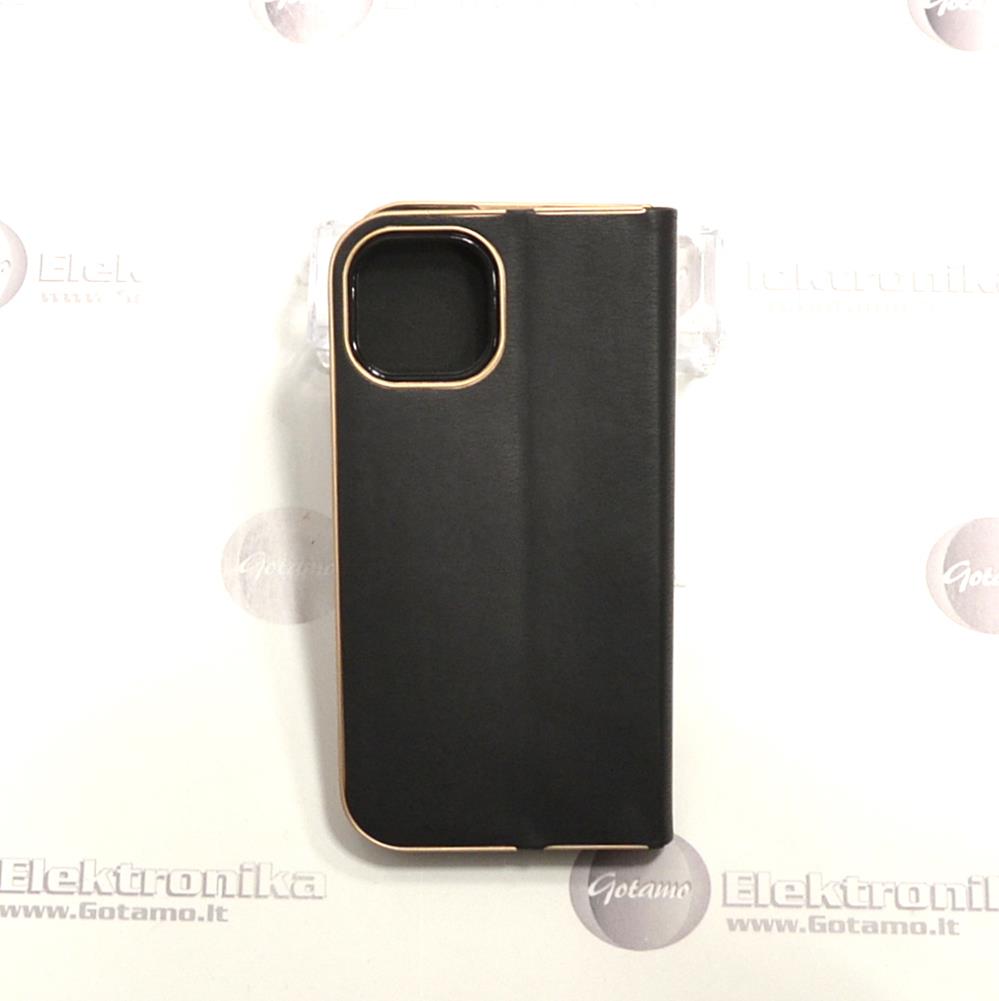 Vennus Diary magnetinis dėklas Apple iPhone 14 telefonui juodos spalvos 3 Vennus diary magnetinis deklas Apple iPhone 14 juodos 3