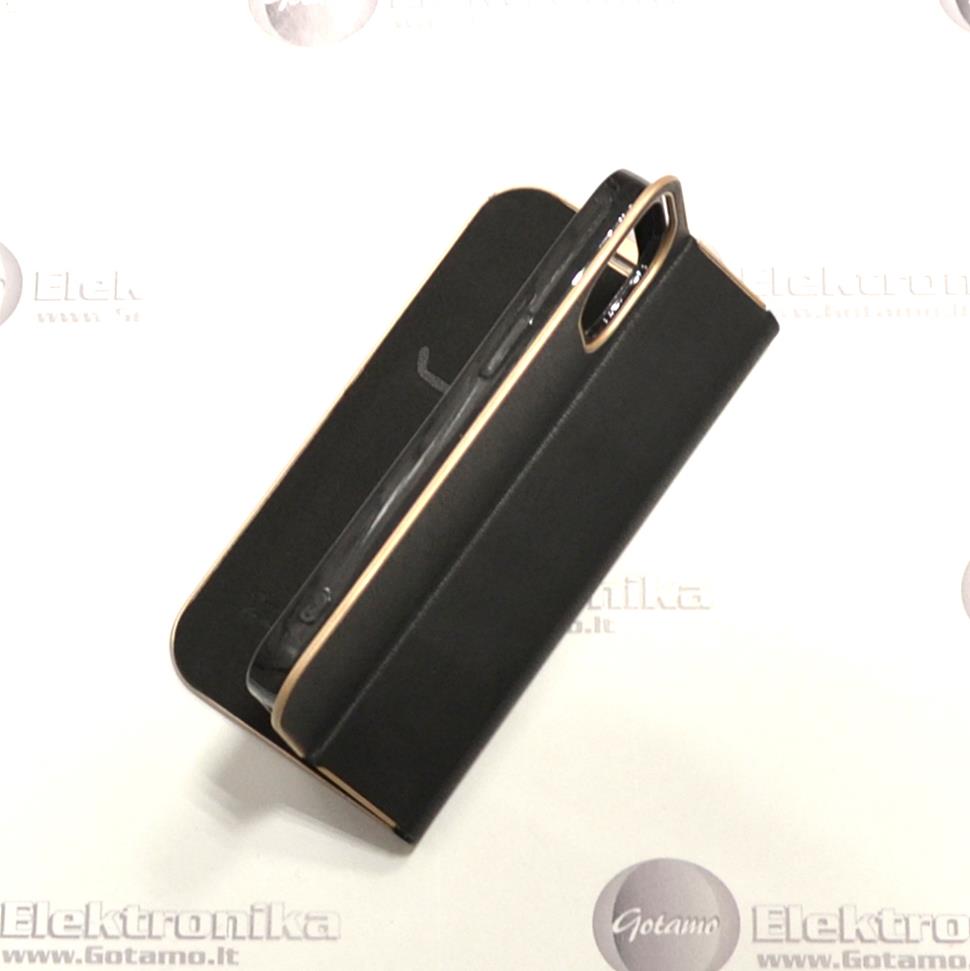 Vennus Diary magnetinis dėklas Apple iPhone 14 telefonui juodos spalvos 6 Vennus diary magnetinis deklas Apple iPhone 14 juodos 6