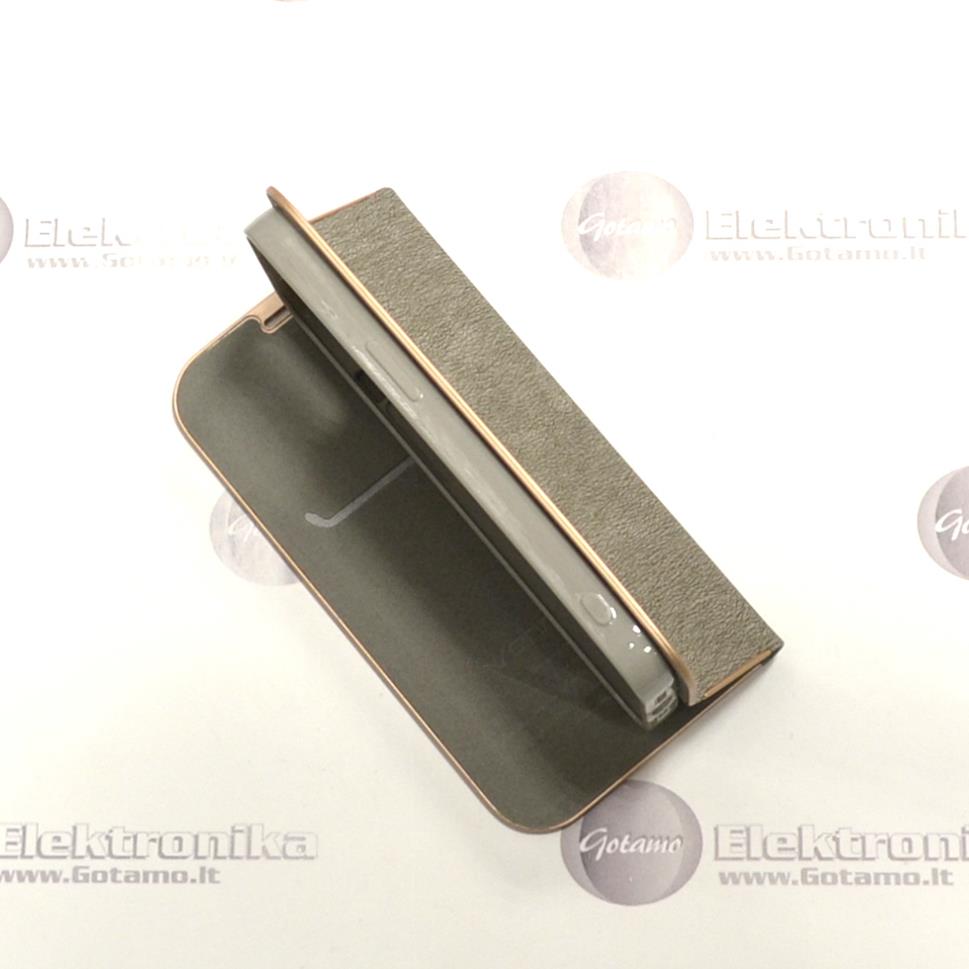 Vennus Diary magnetinis dėklas Apple iPhone 14 telefonui sidabro spalvos 5 Vennus diary magnetinis deklas Apple iPhone 14 sidabro 5