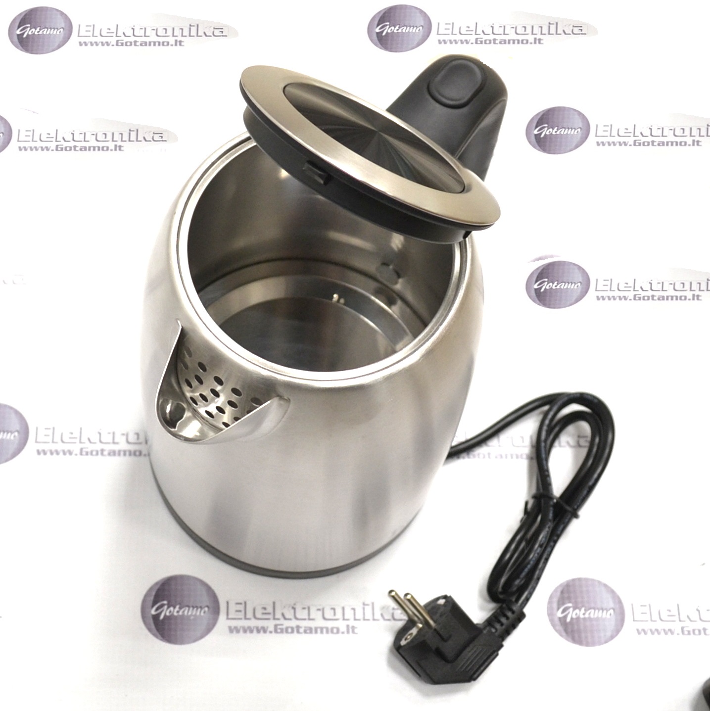 Virdulys (arbatinukas) elektrinis Hoco HE12 1.7L 2200W, nerūdijančio plieno 4 Virdulys (arbatinukas) elektrinis Hoco HE12