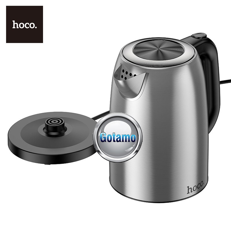 Virdulys (arbatinukas) elektrinis Hoco HE12 1.7L 2200W, nerūdijančio plieno 5 Virdulys (arbatinukas) elektrinis Hoco HE12
