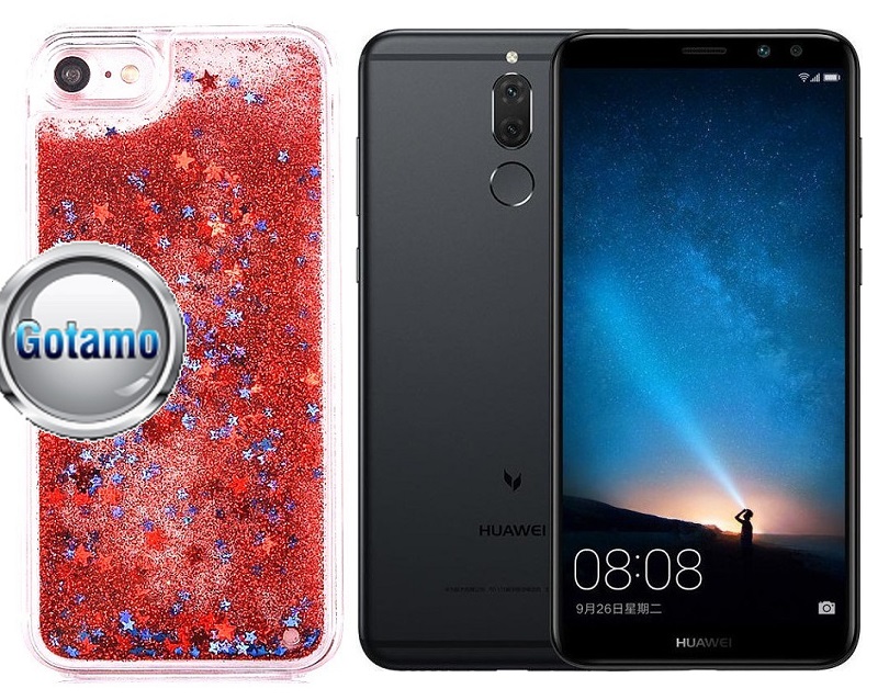 Waterfall dėklas nugarėlė Huawei Mate 10 Lite telefonams raudonos spalvos