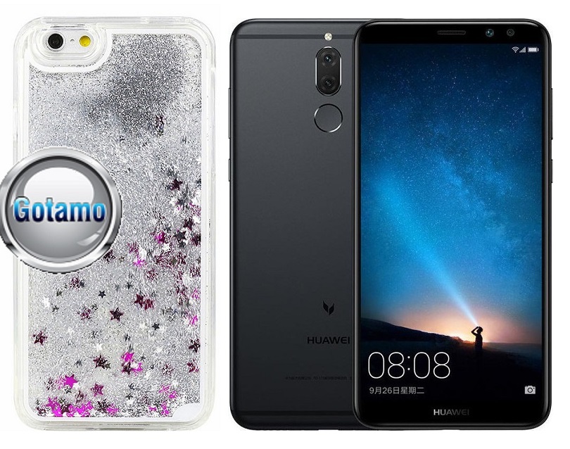 Waterfall dėklas nugarėlė Huawei Mate 10 Lite telefonams sidabro spalvos