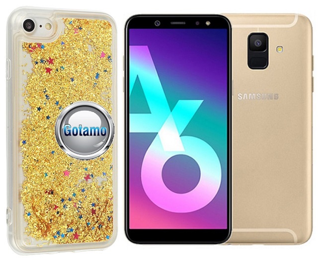 Waterfall dėklas Samsung Galaxy A6 (2018) aukso spalvos