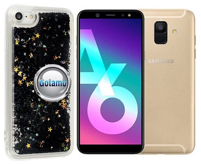 Waterfall dėklas Samsung Galaxy A6 (2018) juodos spalvos