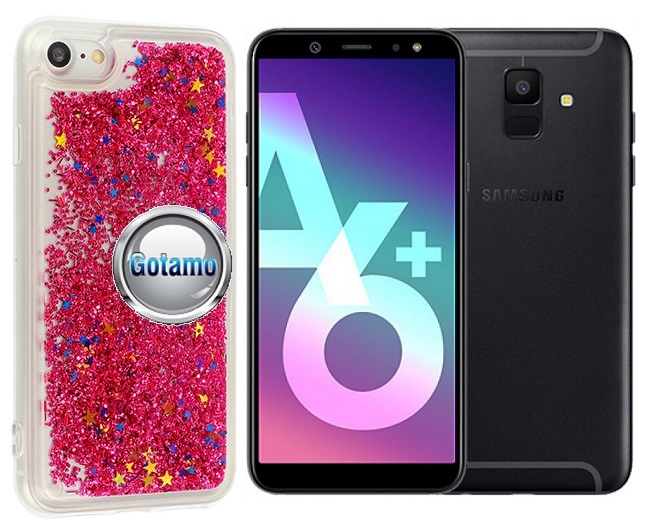 Waterfall dėklas Samsung Galaxy A6 Plus (2018) rožinės spalvos