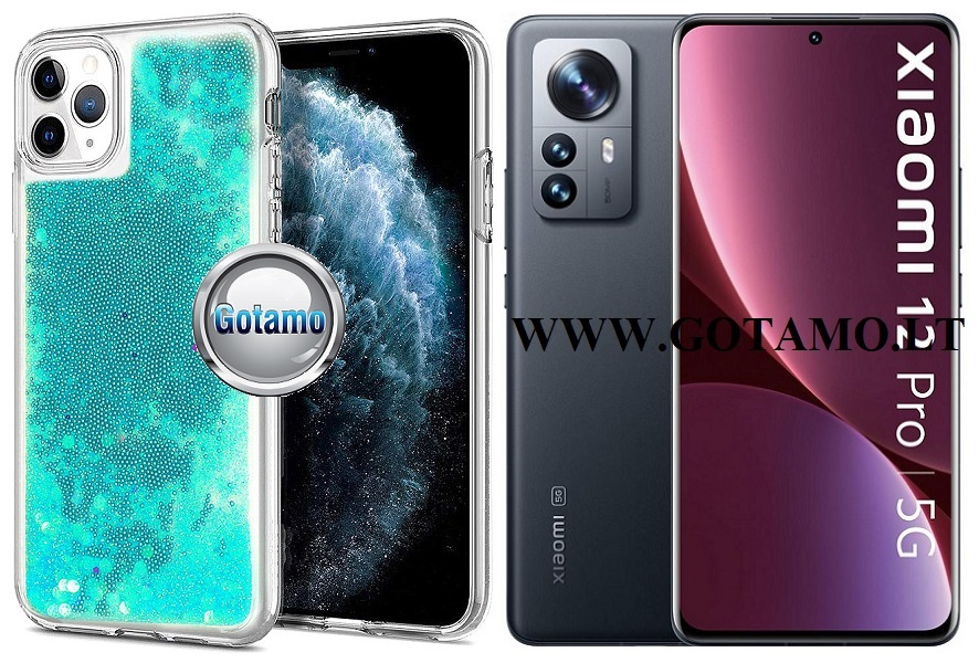 Waterfall2 dėklas nugarėlė Xiaomi 12 Pro, Xiaomi 12S Pro telefonams žydros spalvos