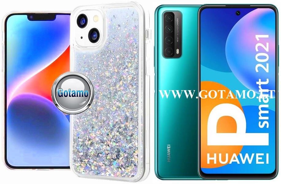 Waterfall3 dėklas nugarėlė Huawei P Smart 2021 telefonui sidabro spalvos