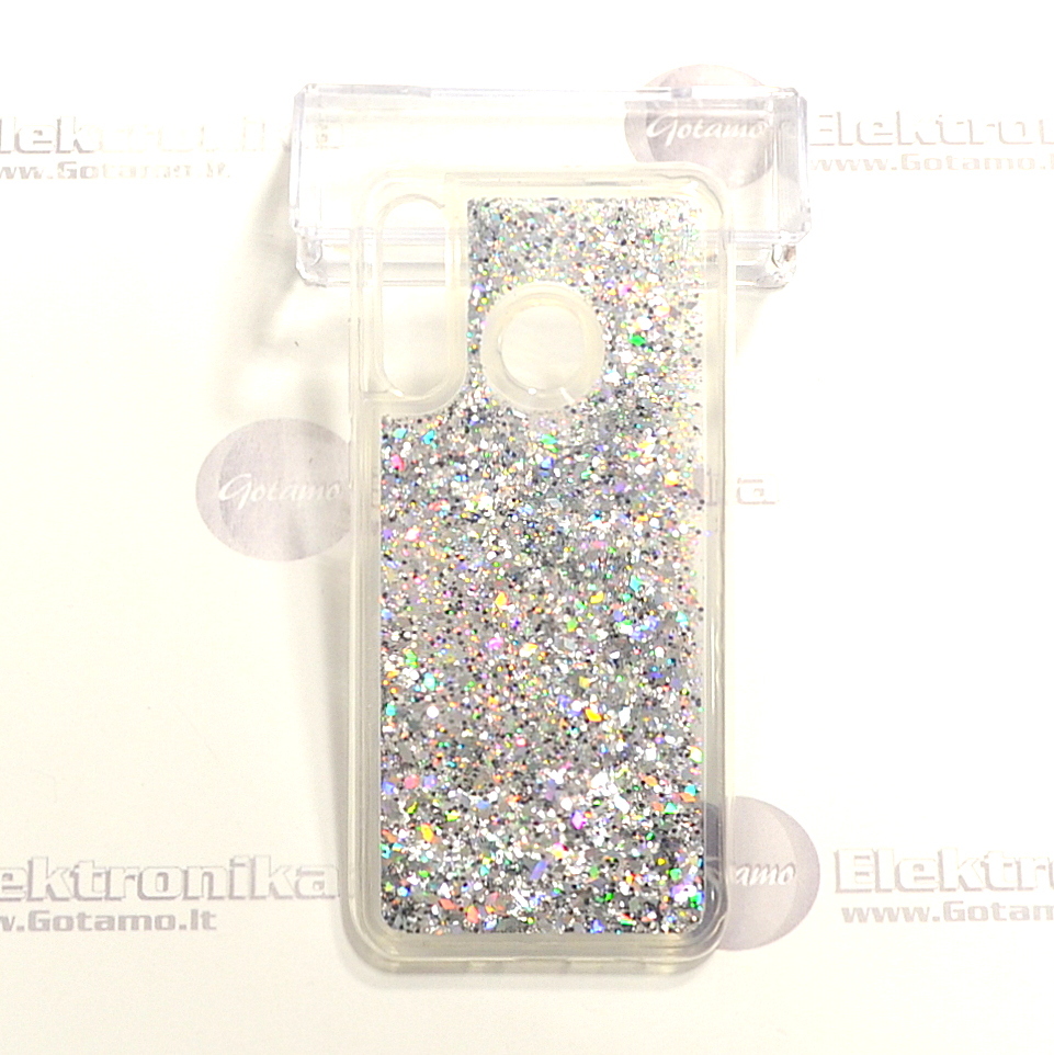 Waterfall3 dėklas nugarėlė Huawei P30 Lite telefonui sidabro spalvos 2 Waterfall3 dėklas nugarėlė Huawei P30 Lite telefonui sidabro spalvos - Image 2