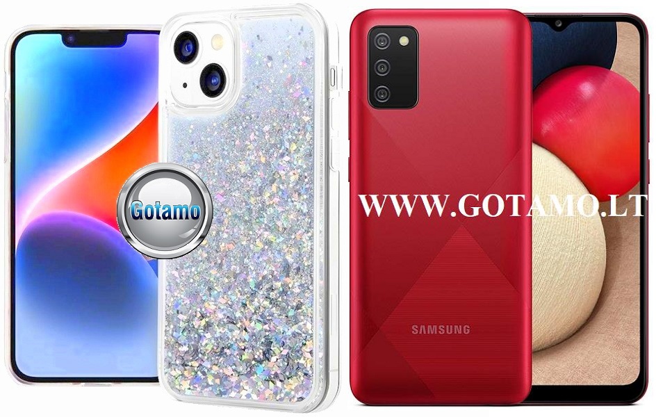 Waterfall3 dėklas Samsung Galaxy A03s sidabro spalvos