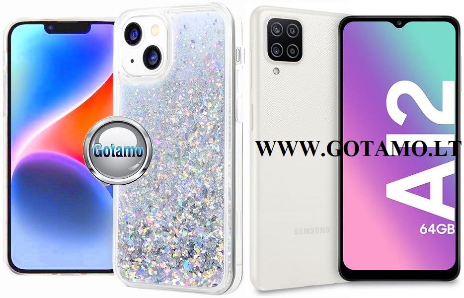 Waterfall3 dėklas Samsung Galaxy M12 sidabro spalvos