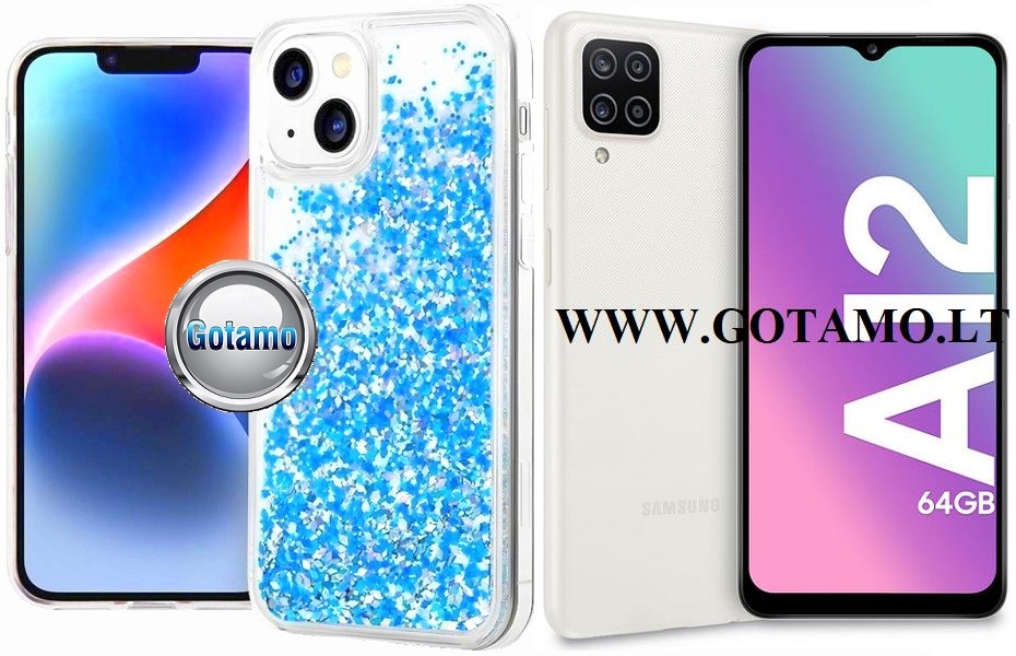 Waterfall3 dėklas Samsung Galaxy M12 žydros spalvos