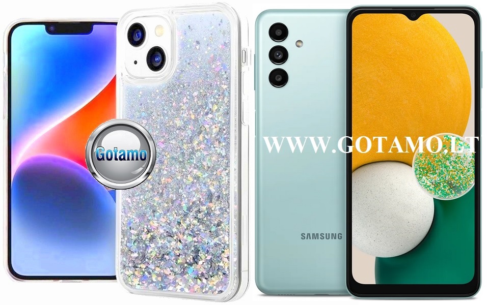 Waterfall3 dėklas Samsung Galaxy A04s sidabro spalvos