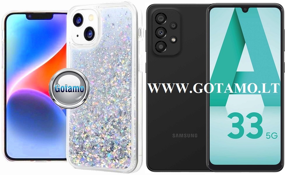 Waterfall3 dėklas Samsung Galaxy A33 5G sidabro spalvos