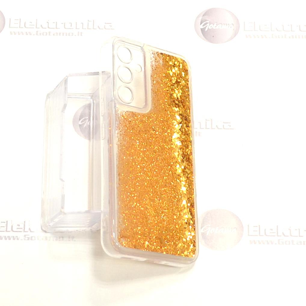 Waterfall3 dėklas nugarėlė Samsung Galaxy A54 telefonui aukso spalvos 3 Waterfall3 dėklas Samsung Galaxy A54 – nuotrauka 3