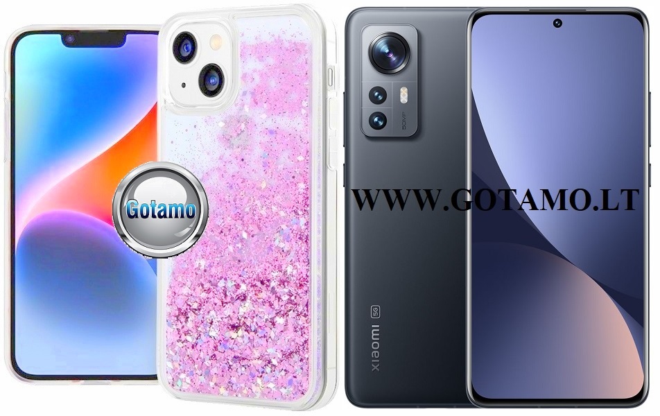 Waterfall3 dėklas nugarėlė Xiaomi 12, Xiaomi 12X, Xiaomi 12S telefonams rožinės spalvos 1 Waterfall3 dėklas nugarėlė Xiaomi 12, Xiaomi 12X, Xiaomi 12S telefonams rožinės spalvos