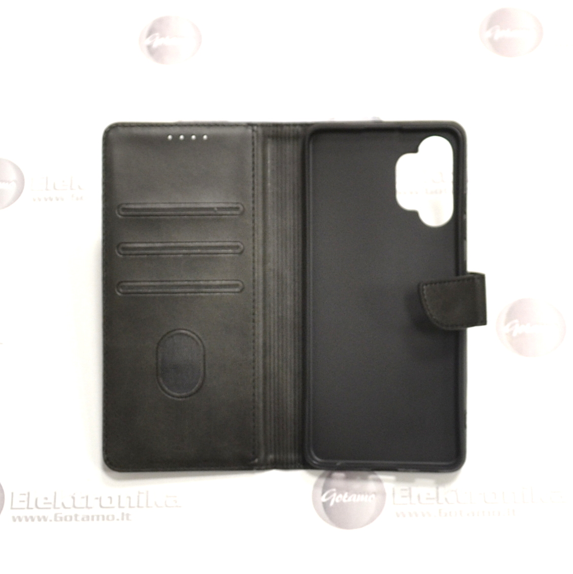 Wing dėklas knygelė Samsung Galaxy A32 telefonui juodos spalvos 4 Wing dėklas Samsung Galaxy A32 – nuotrauka 4