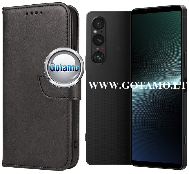 Wing dėklas Sony Xperia 1 IV, Sony Xperia 1 V juodos spalvos