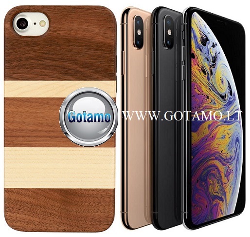 Wood medinis deklas Apple iPhone x xs dryzuotas