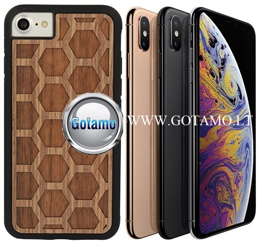 Wood medinis deklas Apple iPhone x xs koretas