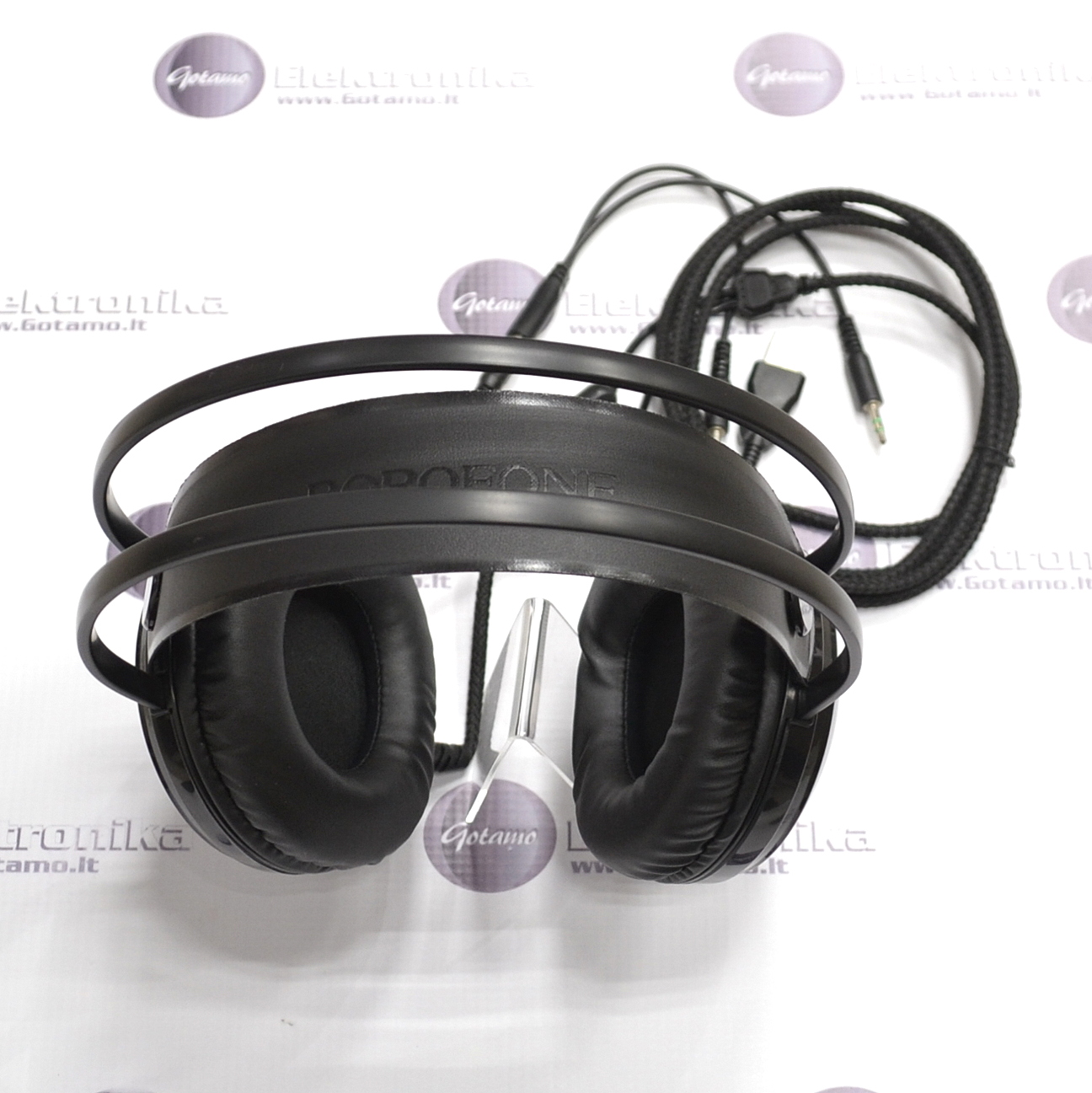 Žaidimams skirtos ausinės Borofone Gaming 50MM su mikrofonu 4 Ausinės Borofone Gaming 50MM dizainas