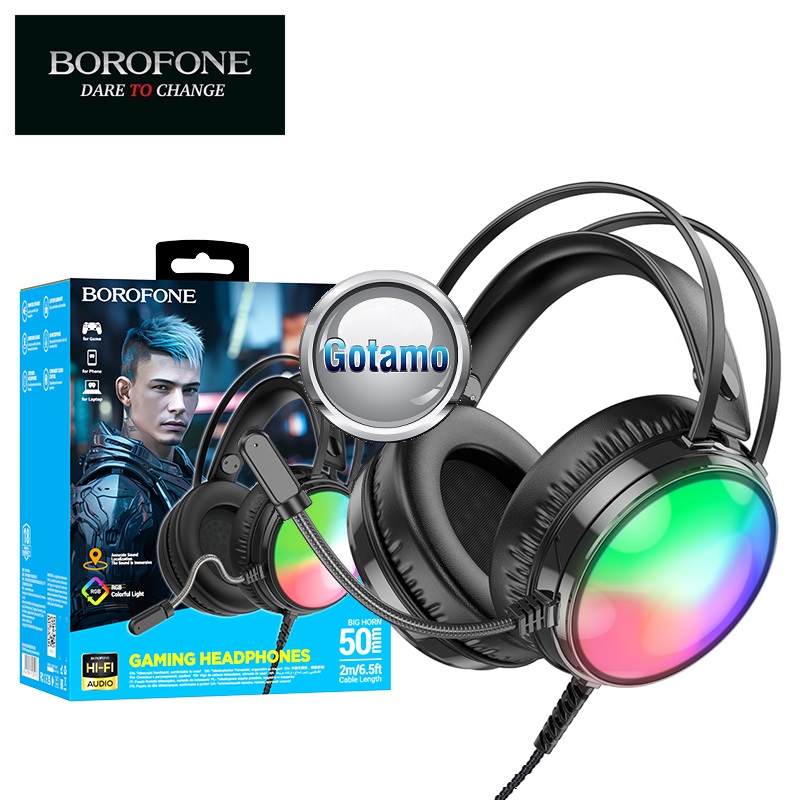 Žaidimams skirtos ausinės Borofone Gaming