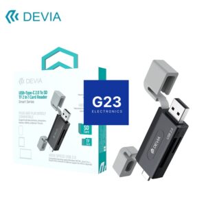 Atminties kortelių skaitytuvas Devia EL239 – Atminties kortelių skaitytuvas Micro SD ir SD su USB ir Type