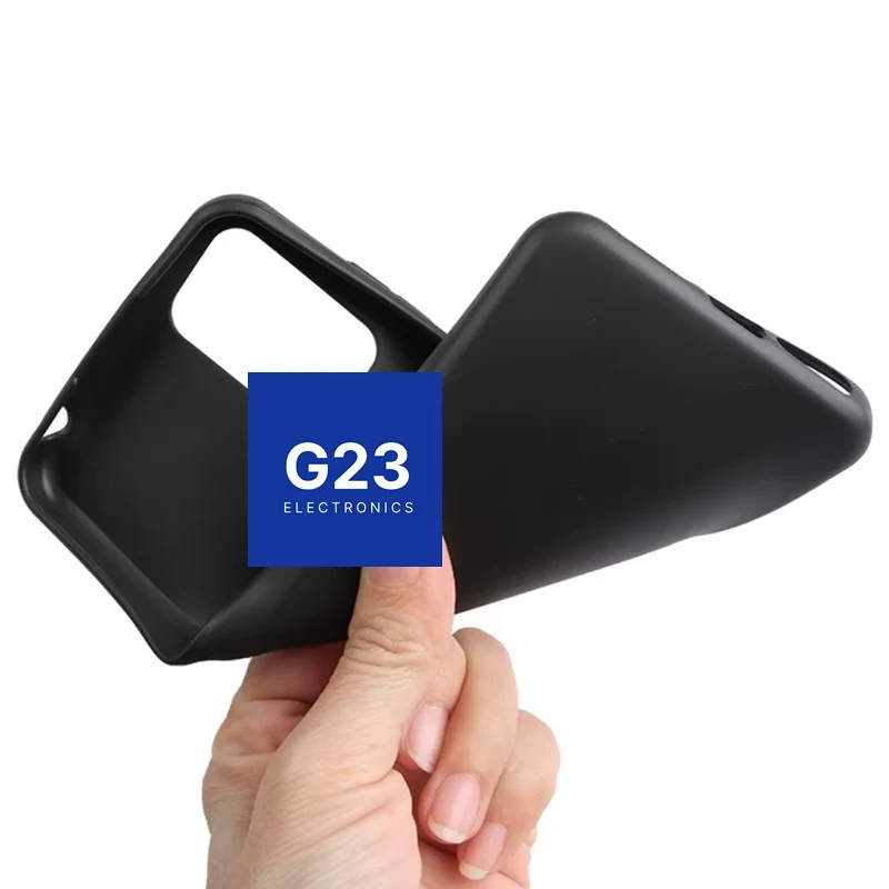 B-matte dėklas nugarėlė Apple iPhone 7, Apple iPhone 8, Apple iPhone SE (2020 / 2022) telefonams juodos spalvos 5 Lankstus B-matte silikoninis dėklas Apple iPhone 7 telefonui, juodas