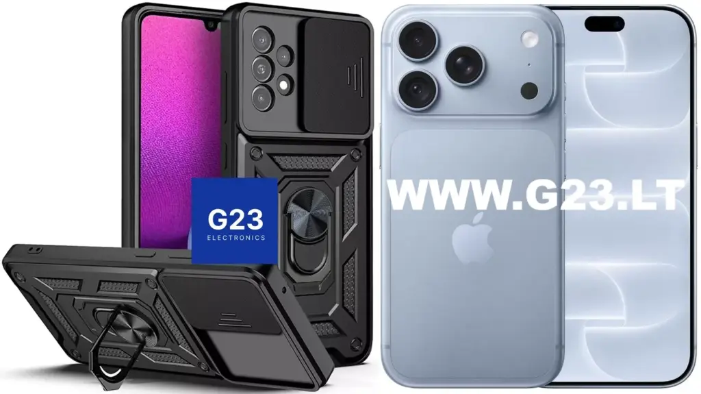 B-Ultra dėklas Apple iPhone 17 Pro / 18 Pro juodos spalvos – šarvuotas dėklas ir telefonas