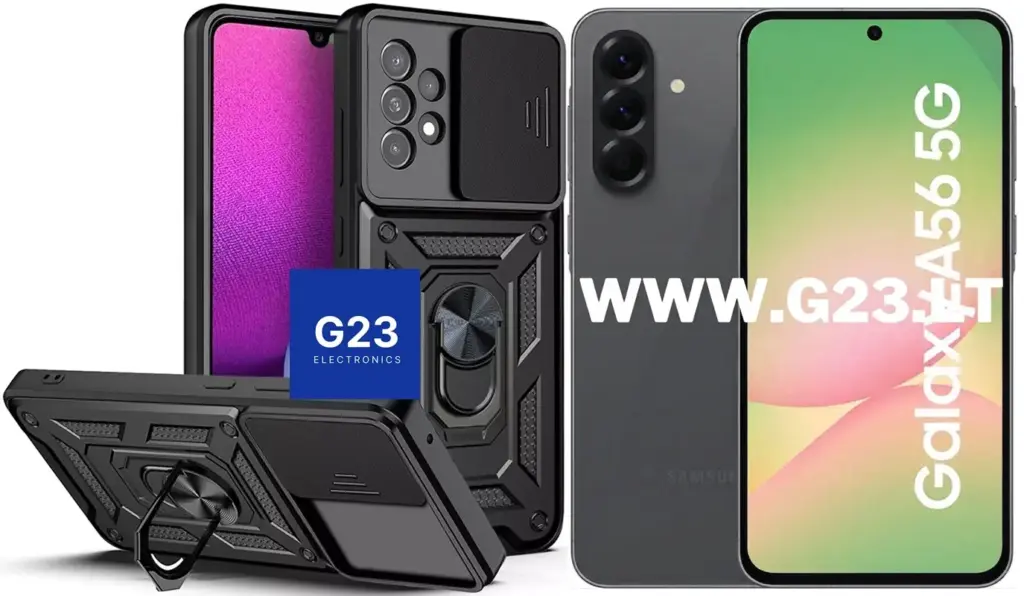 B-Ultra dėklas Samsung Galaxy A56 juodos spalvos – šarvuotas dėklas ir telefonas