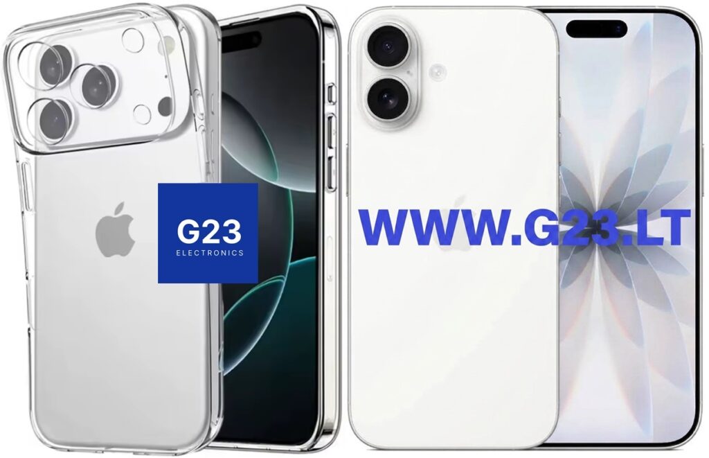 Skaidri nugarėlė Apple iPhone 17 telefonui su atskiromis lęšių skylutėmis