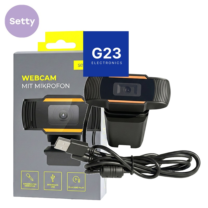 Kompiuterio kamera Webcam Setty R 640 x 480 su įmontuotu mikrofonu