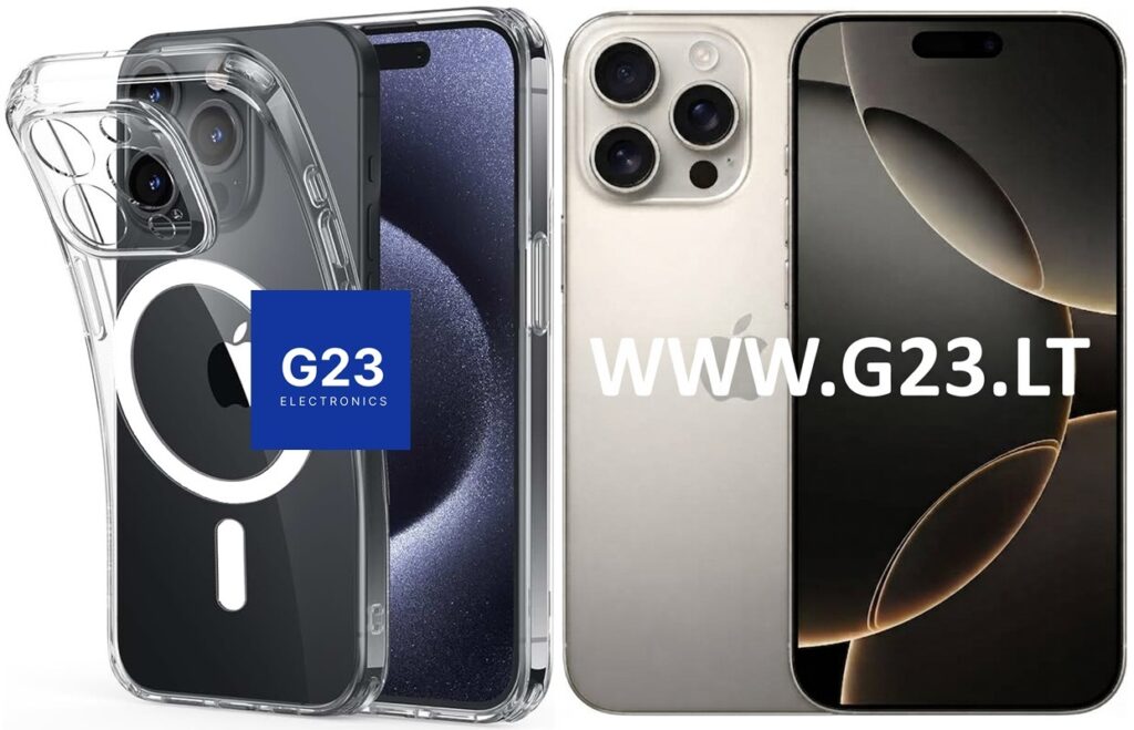 MagSafe Jelly dėklas Apple iPhone 16 Pro telefonui skaidrus su magnetiniu žiedu