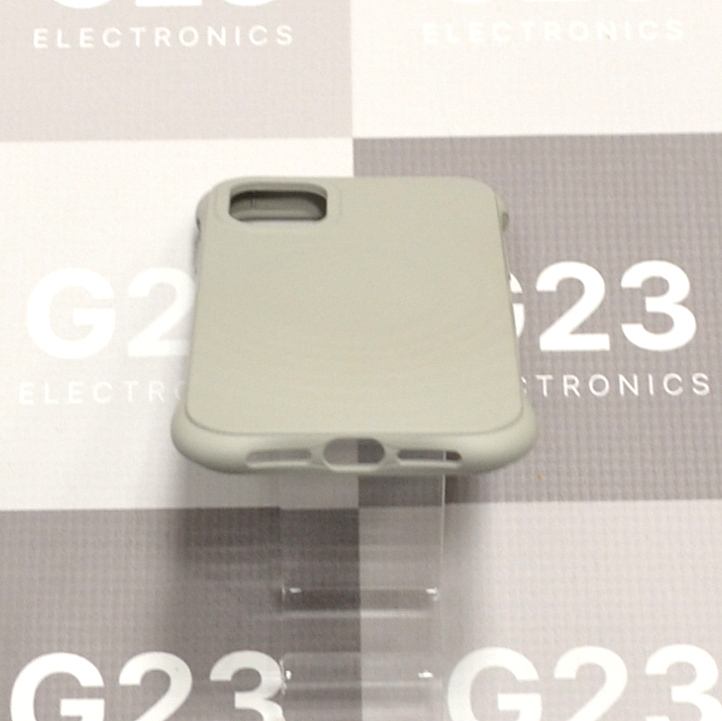 MagSafe Wave dėklas nugarėlė Apple iPhone 11 telefonui pilkos spalvos 10 MagSafe Wave dėklo iPhone 11 apatinės išpjovos jungčiai ir garsiakalbiui