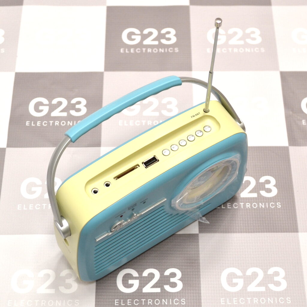 Radijo imtuvas Setty Retro su ištraukta antena, USB-A ir microSD jungtimis