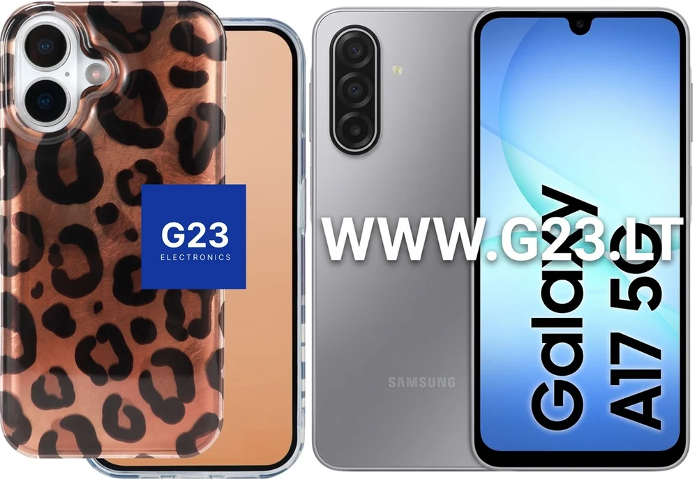 Safari Cinnamon Leopard dėklas Samsung Galaxy A17 – vario atspalvio leopardo raštas, prekė su pakuote