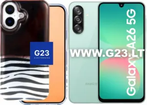 Safari Mocha Zebra dėklas nugarėlė Samsung Galaxy A26 telefonui – katalogo nuotrauka