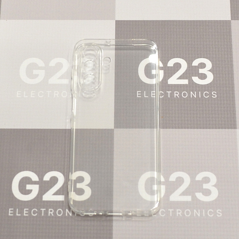 C-Clear Plus skaidri nugarėlė Samsung Galaxy A17 6 Skaidri nugarėlė Samsung Galaxy A17 iš nugaros su kameros nišos langais