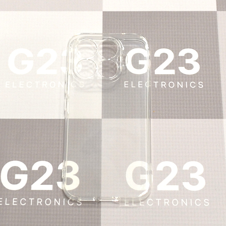 C-Clear Plus skaidri nugarėlė Xiaomi 17T 6 Skaidri nugarėlė Xiaomi 17T iš nugaros su kvadratine kameros niša