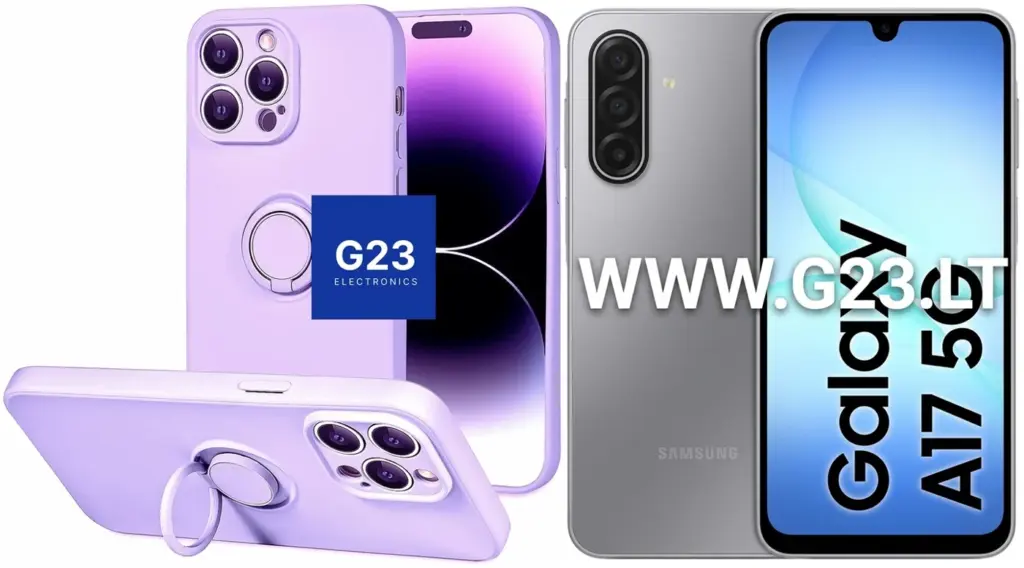 B-Hold Plus silikoninis dėklas nugarėlė Samsung Galaxy A17 telefonui levandų violetinės spalvos – katalogas