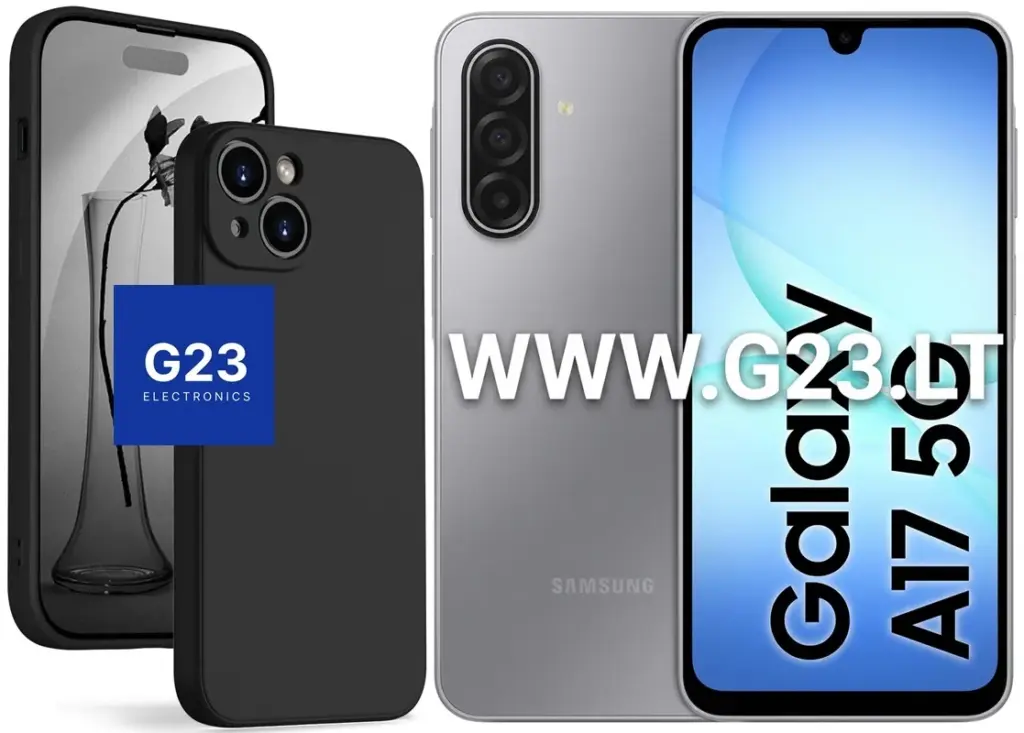 juodas B-Soft Plus dėklas nugarėlė Samsung Galaxy A17 telefonui